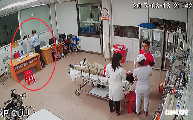 Phạt giám đốc tát nữ bác sĩ ở Vinh 3,6 triệu đồng